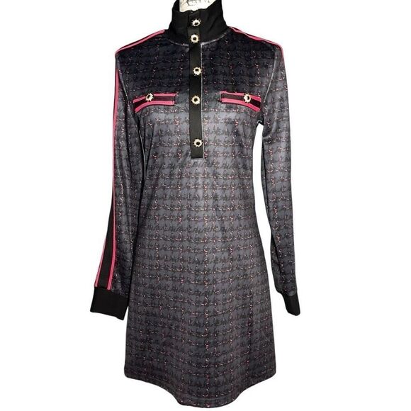 Pam & Gela navy, pink & black dress NWT small - Picture 5 of 10